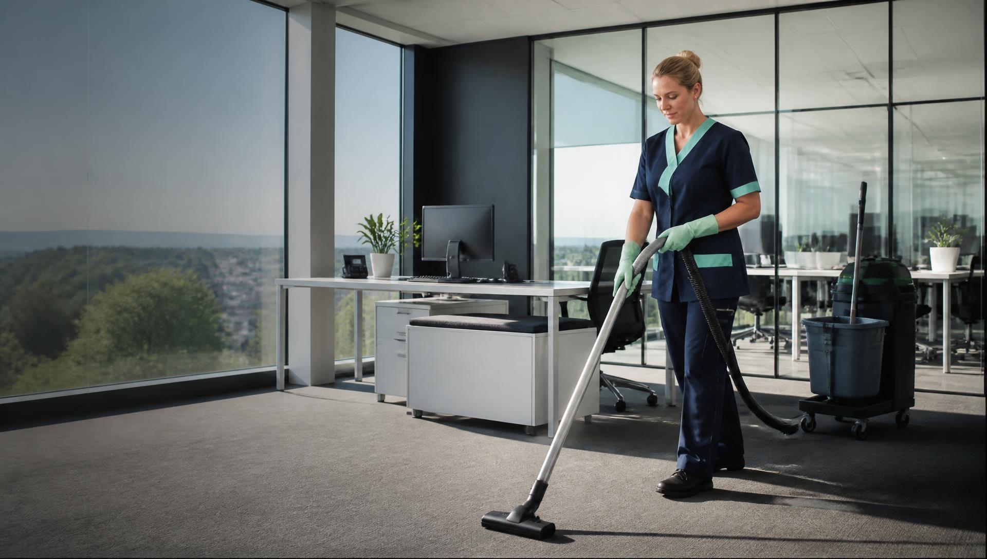Professionell gereinigtes Büro in Göttingen
